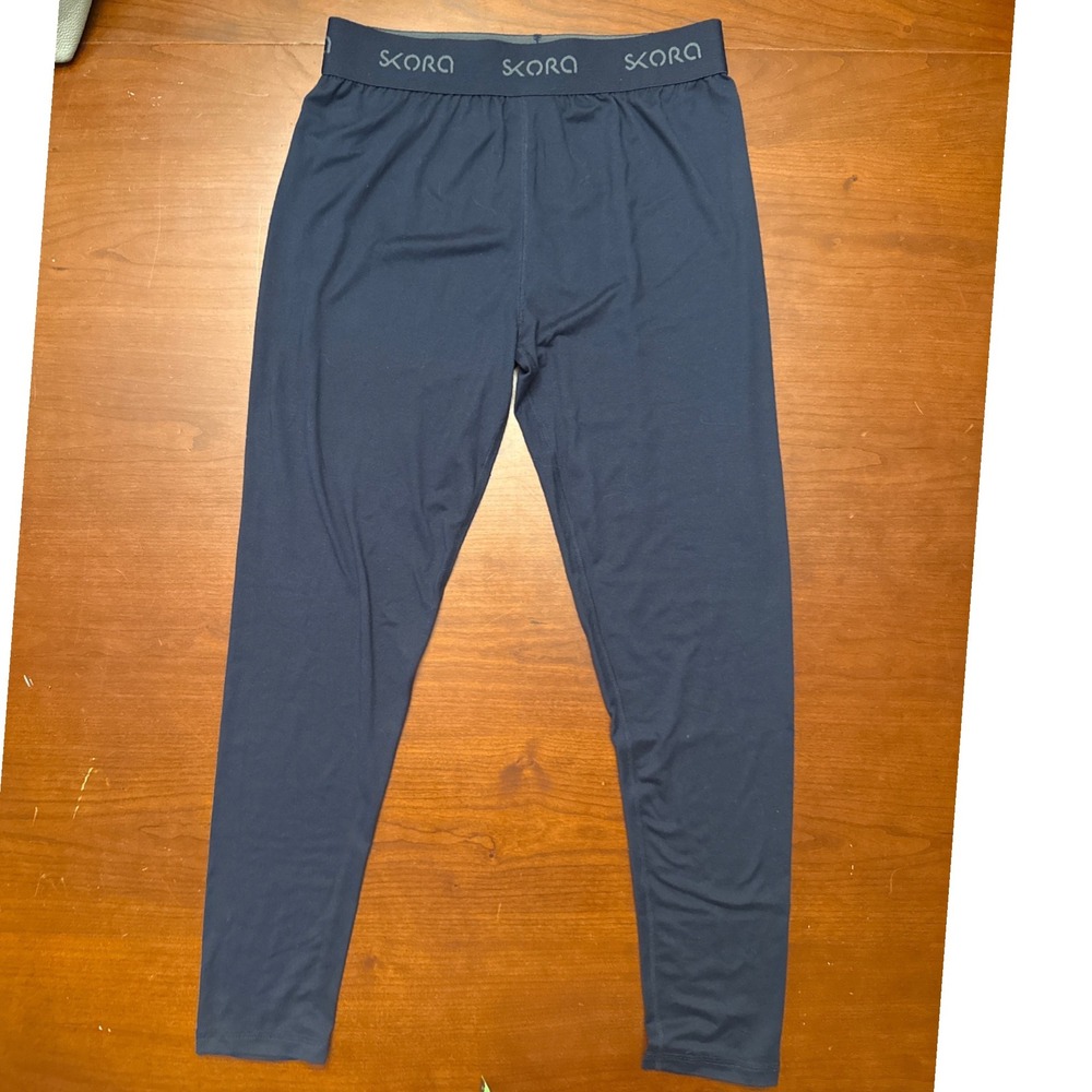 Skora Run Real mens Small leggings layer Navy‎ tight ski running outdoor